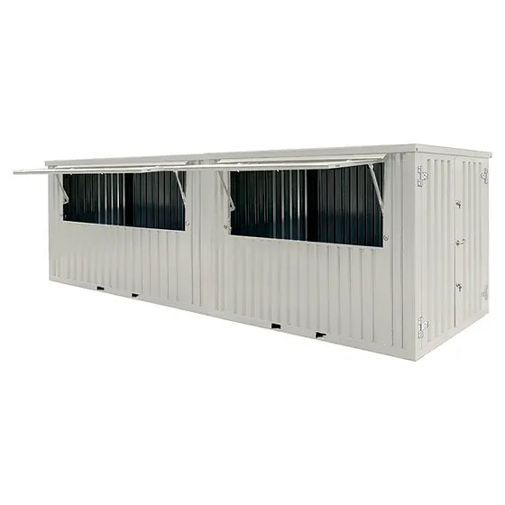 DISMOUNTABLE BAR CONTAINER 8×2 METERS XL WHITE RAL 9016