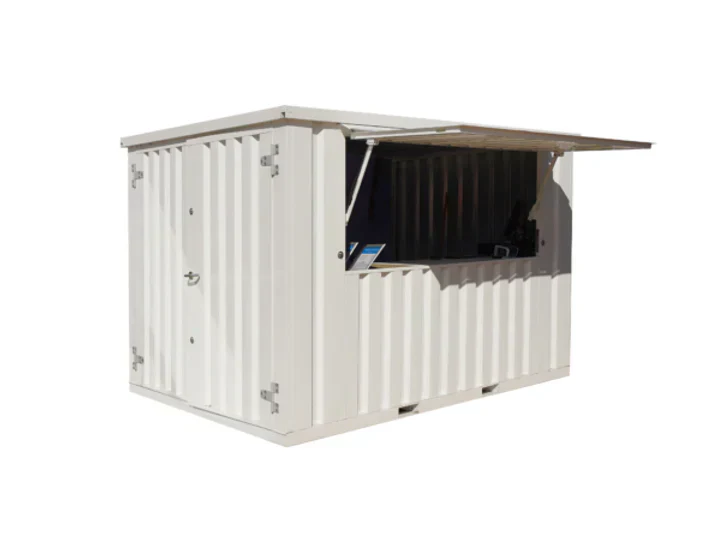 DISMOUNTABLE BAR CONTAINER 4×2 METERS WHITE RAL 9016